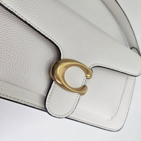 Elevated Coach Ivory Designer Bag - Picture 3 of 10
